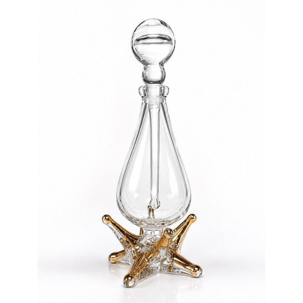 Signed Art Glass Perfume Bottle